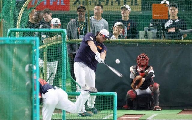 【WBC】大谷翔平、フリー打撃21スイングで柵越え10本　２月28日以来のグラウンドで打撃練習
