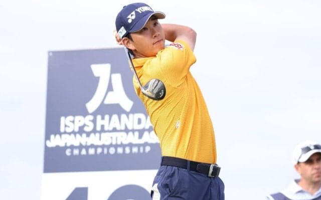 鍋谷太一が1打差3位で週末へ「ロングパットのタッチがいい」