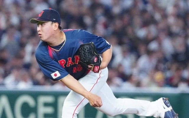 【WBC】藤平尚真が満塁のピンチで火消し　西武新加入の台湾・林安可をフォークで空振り三振
