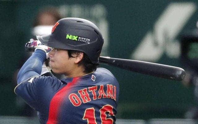 【WBC】大谷翔平、第４打席は２球目を一直　サイクル安打まであと三塁打のみ