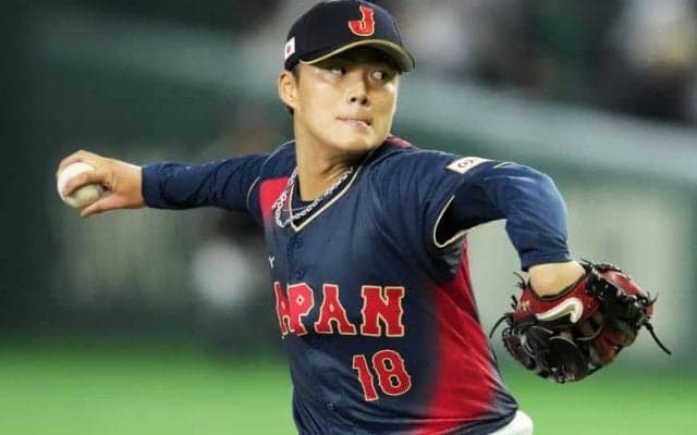 侍先陣、山本由伸は3回途中無安打無失点で降板　3四球とばらつきも最速158キロの圧巻投球【WBC】