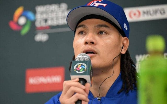 【WBC】台湾がノーヒットノーランを回避　６回先頭の張育成が北山の156キロを捉え右前打