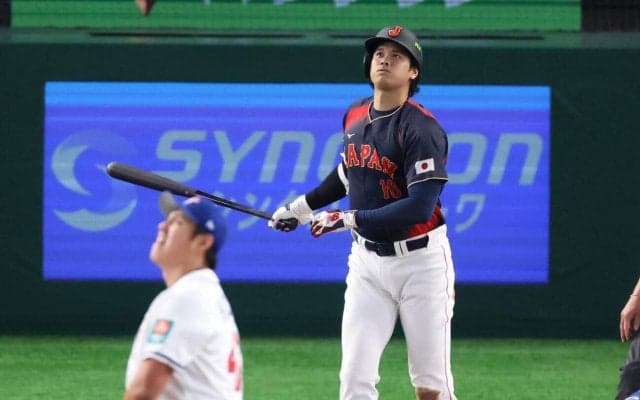 【WBC】Netflix解説者、大谷翔平の満塁弾に驚き「崩されてますけど、打った瞬間…」