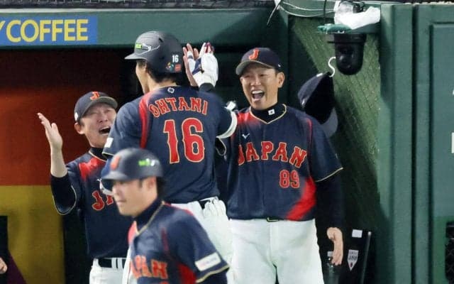 【WBC】井端監督「ひと振りで最高の結果。さすが」大谷翔平の初球二塁打＆満塁弾を称賛