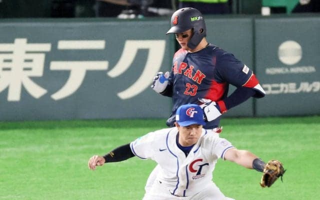 【WBC】大勝の初戦で阪神勢３人も途中出場　佐藤輝明は四球、坂本誠志郎は無失点リレー完結