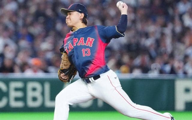 【WBC】宮城大弥、３番手で登板し２回無安打で無失点リレー　ポール際へ特大飛球もファウル