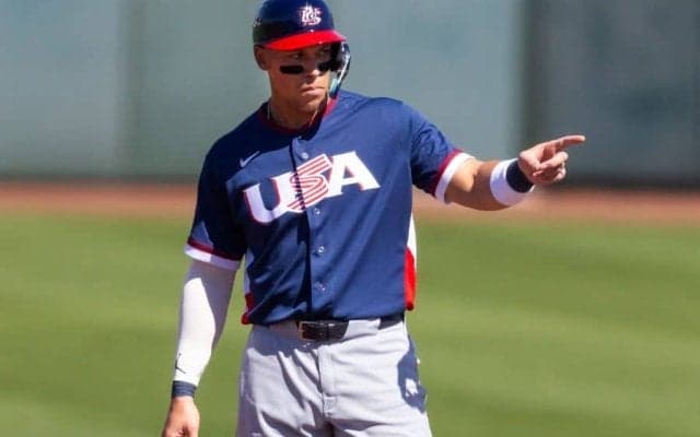 米国代表ジャッジ、WBC初打席で先制2ラン！　大谷に負けじと豪快弾…西武右腕を粉砕