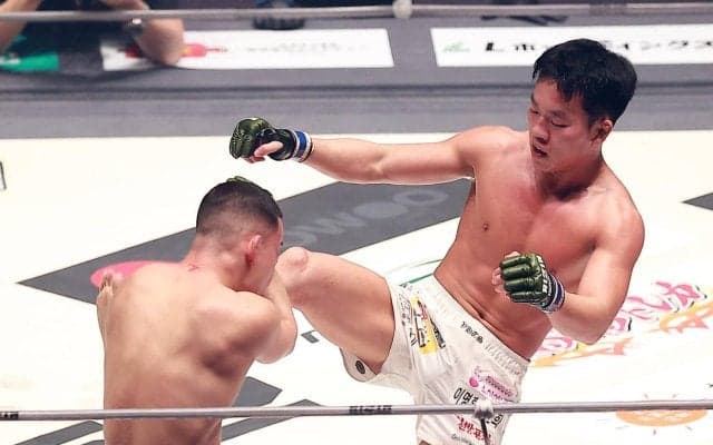 【RIZIN】イ・ジョンヒョンが参戦３試合目で初勝利、修斗２階級王者・新井丈を打撃で圧倒