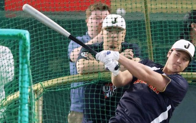 【WBC】大谷翔平２戦連続「１番DH」バッテリーは菊池＆坂本　８番まで前夜と同じ／スタメン