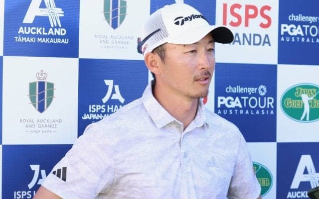 岩﨑亜久竜が3打差4位で最終日へ「日本人として頑張りたい」