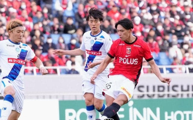 【浦和】若手躍動！ルーキー肥田野蓮治が鮮やか先制点、５戦４発　19歳照内利和もプロ初得点