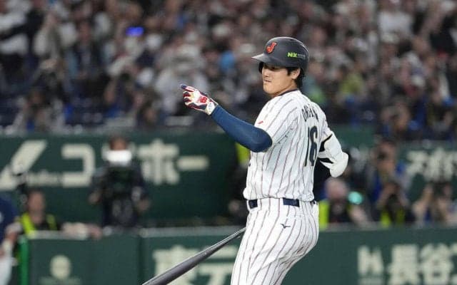 【WBC】大谷翔平の第１打席は四球　近藤健介はピッチクロック取られるも鈴木誠也が１号２ラン