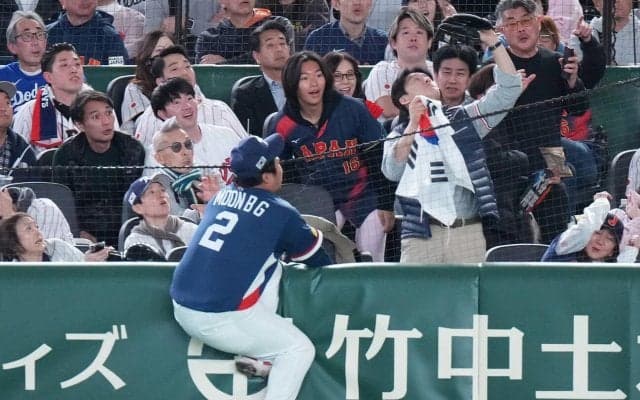 【WBC】韓国選手のガッツプレーに東京ドーム拍手　SNS「ほんといい慣習」「素敵な光景」