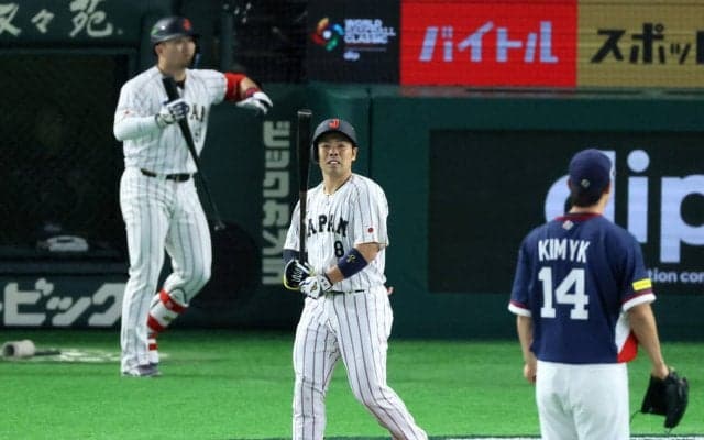 【WBC】苦しむ近藤健介が最高のつなぎ役　打率０割も恐ろしい選球眼　四球出塁で勝ち越し貢献