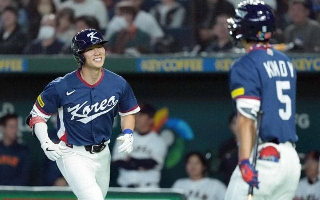 【WBC】韓国が序盤から侍ジャパン苦しめる…初回３点、４回には大谷翔平同僚の金慧成が２ラン
