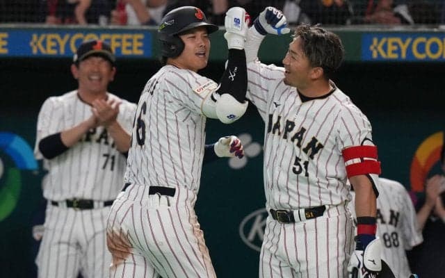 【WBC】侍ジャパン、逆転で韓国を下し２連勝　鈴木誠也２発、大谷翔平、吉田正尚も１発