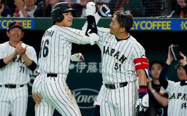 大谷翔平、鈴木誠也を絶賛「素晴らしかった」　流れ変えた初回2ラン…感銘受けた押し出し四球