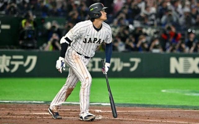 大谷翔平の確信弾…存在感を放った日本企業「いい宣伝」　WBC公式が“激写”した瞬間