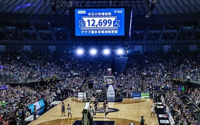 横浜BC、15周年でクラブ初の横アリ開催…入場者1万2699人で最多更新