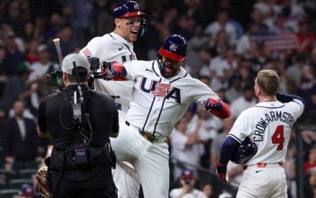 米国代表、イギリスに大勝し2連勝　CY賞スクーバルが初球被弾も…12安打9得点と打線猛攻