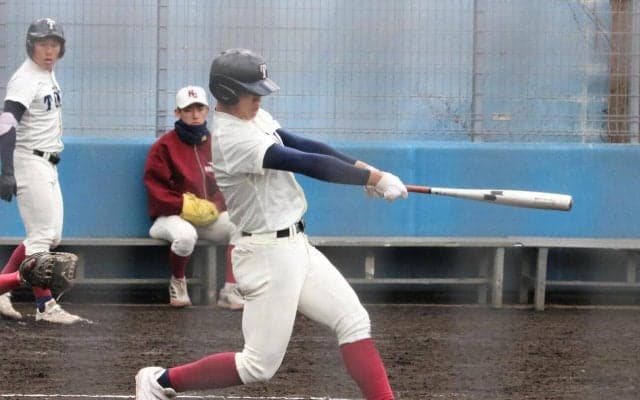 大阪桐蔭の西武中村剛也の長男・勇斗、２点適時打「１本出たのは良かった」練習試合で５番三塁
