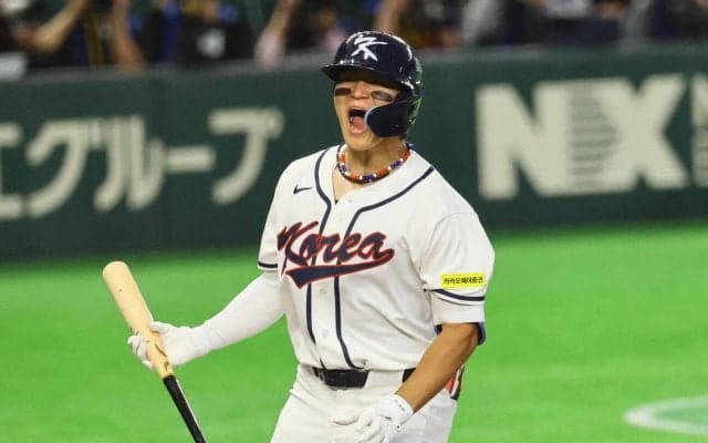 【WBC】韓国が金倒永のバルコニー席への２ランで逆転　試合は一進一退の攻防