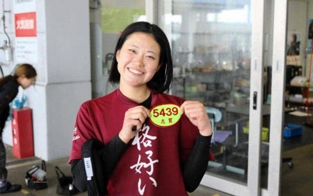 【ボート】びわこヴィーナス　「志賀が滋賀県で水神祭しました」と大喜びの志賀美優