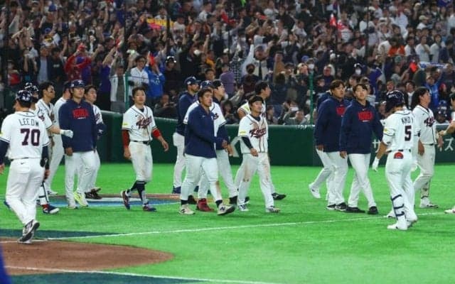 韓国、台湾に延長敗戦　逆転→逆転→逆転…8回に痛恨被弾、1次ラウンド突破に黄色信号【WBC】