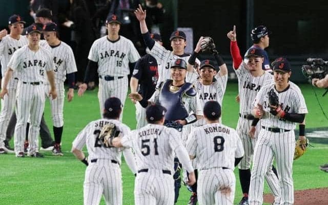 WBC、日本が準々決勝進出　韓国が台湾に敗れ、1次R2位以上確定