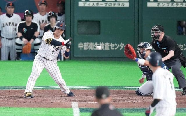 【WBC】今大会８の０、近藤健介の打順変更２番→３番に　天覧試合で復調きっかけをつかめるか