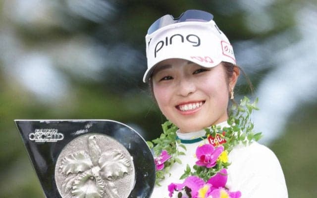 ジャンボさんに届けた…佐久間朱莉が開幕戦Ｖ「始まったばかりだぞって…」目標は昨季超えの５勝