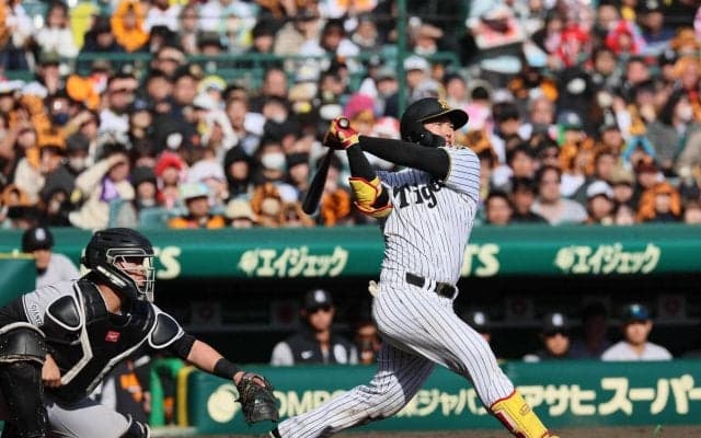 【阪神】育成嶋村麟士朗が右翼へライナー弾「誠志郎さんが帰ってきても」チャンス生かし続ける