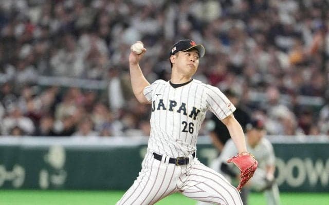 【WBC】種市篤暉がまたスプリットで圧倒セットアップ　韓国戦の3Kに続いて２三振奪う快投