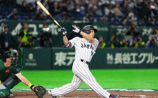 【WBC2026】吉田正尚が2試合連発、起死回生の逆転2ラン　変則左腕の低めボール球を“バット一閃”