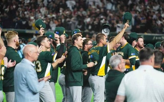 豪州代表が貫いた振る舞いに「胸が熱くなる」　球場全体に示した敬意…ファン「いい文化」