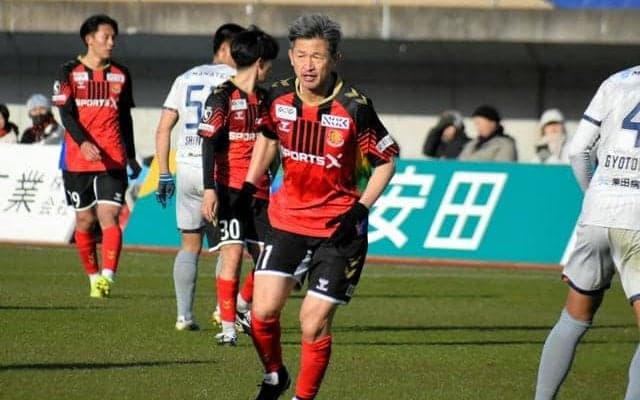 J3福島・三浦知良選手、59歳で試合出場　「もっと努力しないと」