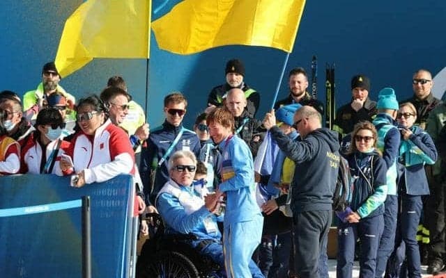 パラでウクライナ勢がメダルラッシュ　ロシア参加に反発する選手も