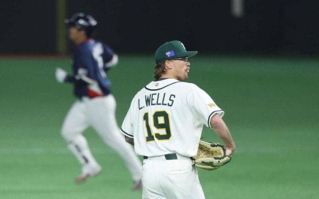 【WBC】オーストラリア先発L・ウェルズはムン・ボギョンに先制２ラン被弾して降板
