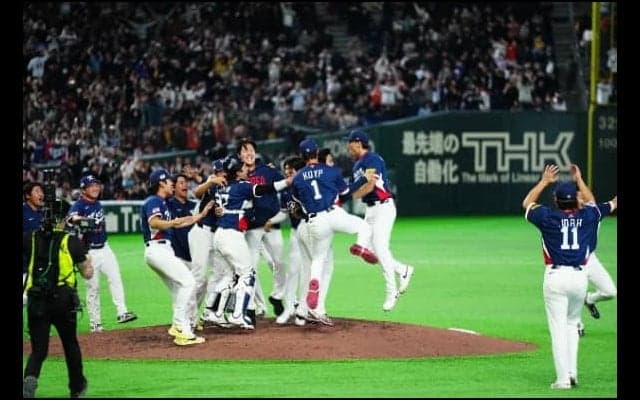 “東京の奇跡”に涙、涙　韓国代表ナインは狂喜乱舞…主将イ・ジョンフは崩れ落ち、監督も感極まる