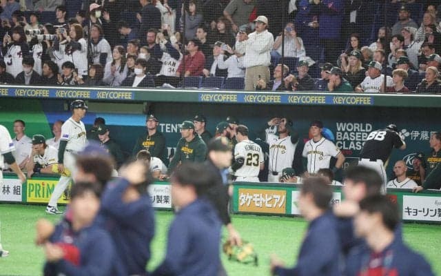 【WBC】オーストラリア、あと２死から準々決勝するり　24年MLBドラフト１位のバザナも涙