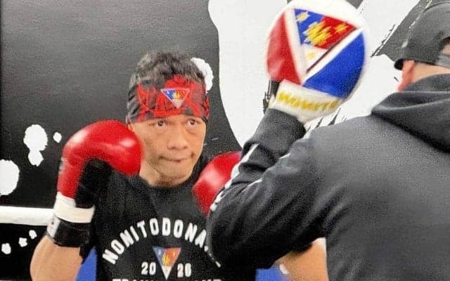 ドネア　横浜市内で公開練習　減量期に焼き肉を堪能「ヤキニクボディー！！」拳を突き上げ自信示す