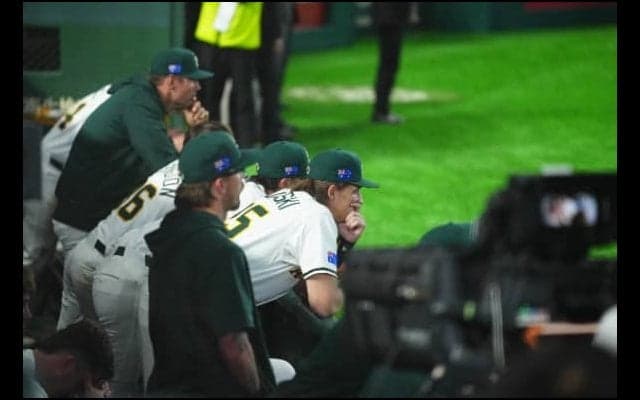 無念の敗退に涙も…豪州代表は「胸を張って」　来日の元MLBスターが綴った“エール”