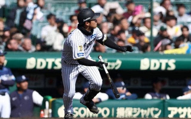 【阪神】中川勇斗がオープン戦１号　西武高橋光のカットを左翼スタンドへ先制アーチ