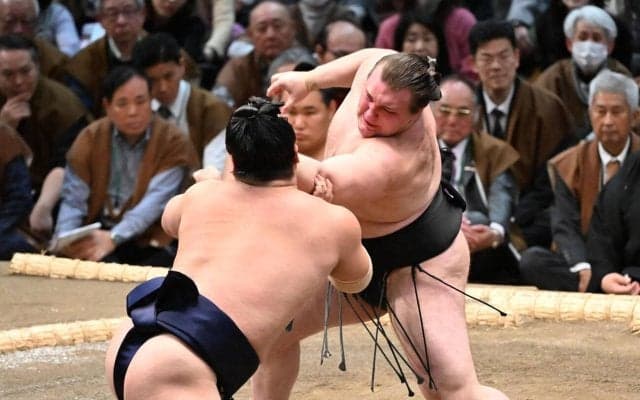 安青錦が尊敬する若隆景を破って連敗回避　前日の黒星も「負けることは初めてじゃない」切り替え