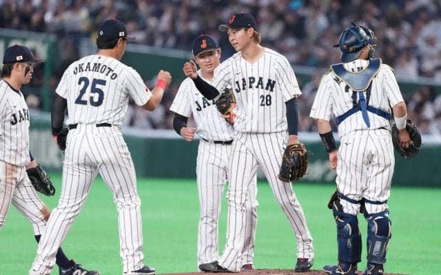 【WBC】高橋宏斗がWBC初先発　５回２死まで無失点も球数制限に残り２球で宮城にバトン