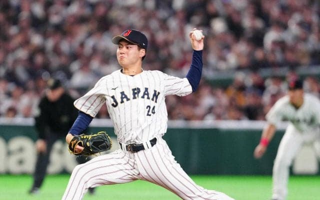 【WBC】初登板の金丸夢斗が２回無失点で勝利投手に　最後は北山も３者連続Ｋで締める