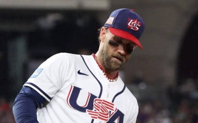 米国代表にMVPハーパー“不要論”「打線から外せ」　ジャッジと対照的「オワコンだ」