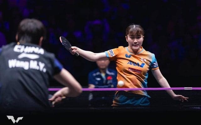 大藤沙月が振り返る衝撃の世界2位・王曼昱撃破　戦術変更で掴んだ中国からの大金星　伊藤美誠以来の勝利に「自信を持って臨んだ」【WTTチャンピオンズ重慶】