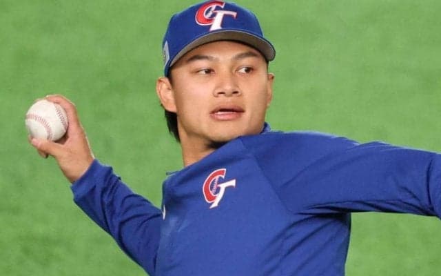ソフトバンク　ＷＢＣ台湾代表・徐若熙がチーム合流「早く合流した方がいいと」　豪州戦に４回無失点の好投