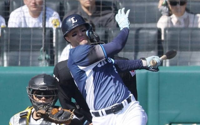 【西武】ネビン、オープン戦初安打「初打点もあったので、すごくいいスイングができた」